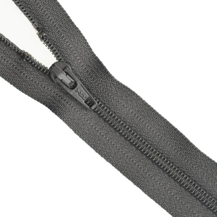 YKK NYLON CLOSED-END ZIP NO.3 COL 860 ELEPHANT GREY