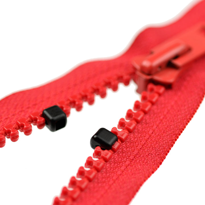 YKK VISLON NO.10 REMOVABLE SNAP-ON TOP STOP - BLACK