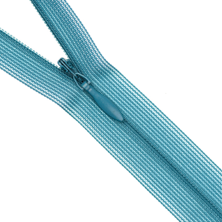 YKK INVISIBLE MESH ZIP COL 556 DEEP LAGOON