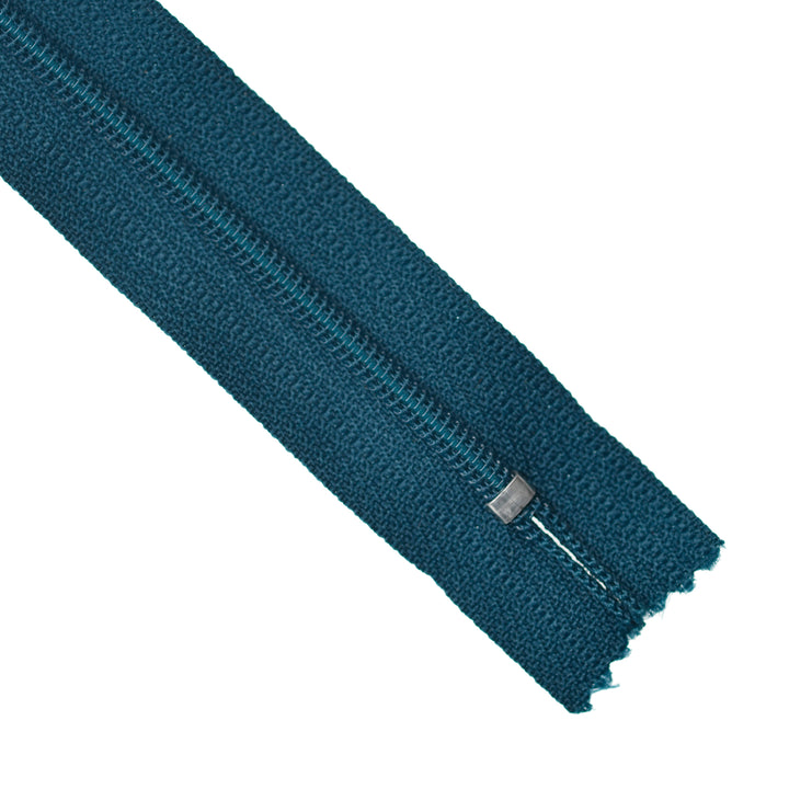 YKK NYLON CLOSED-END ZIP NO.3 COL 840 DEEP TEAL