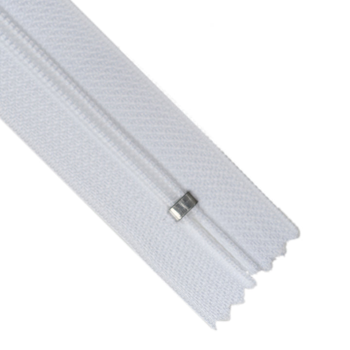 NYLON CLOSED-END NO.5 ZIP COL WHITE