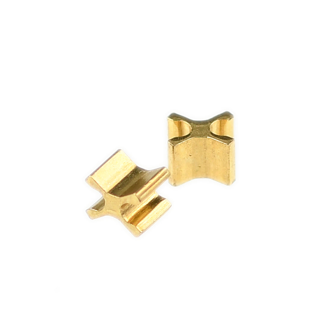 X-TYPE STOP FOR METAL &  JEAN ZIPS - GOLD