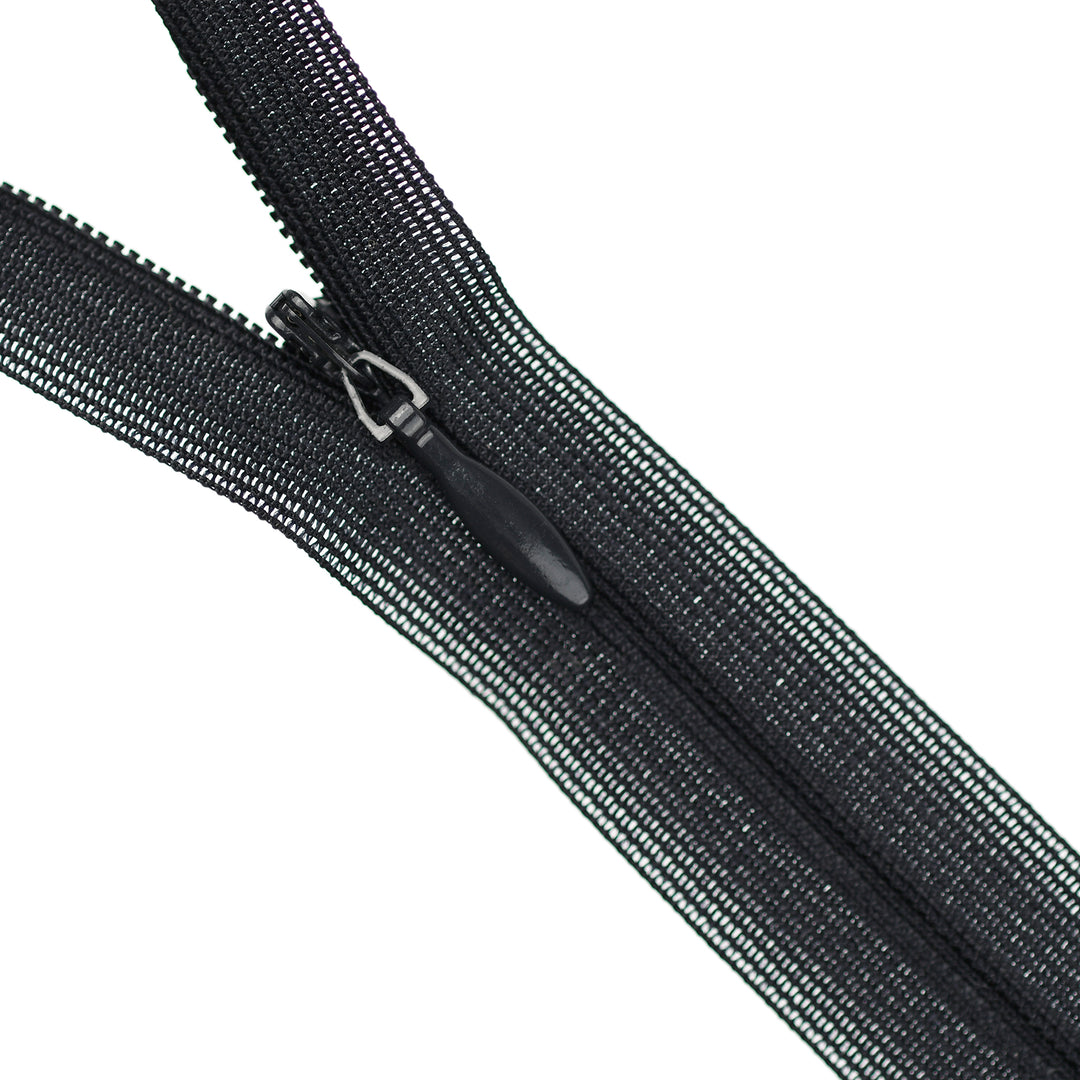 YKK INVISIBLE MESH ZIP COL 071 MIDNIGHT