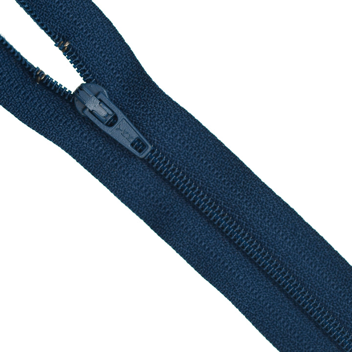 YKK NYLON CLOSED-END ZIP NO.3 COL 920 DEEP OCEAN BLUE