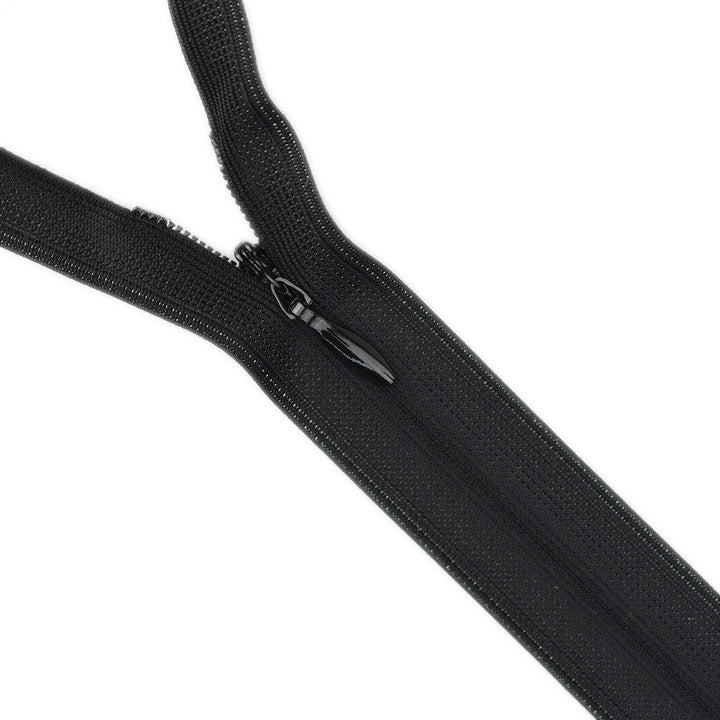 INVISIBLE ZIP COL ULTRA-BLACK