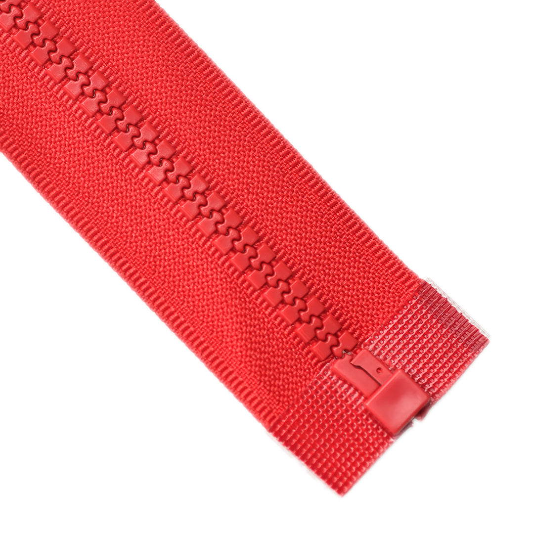 CHUNKY OPEN-END ZIP NO.5 COL CHILI