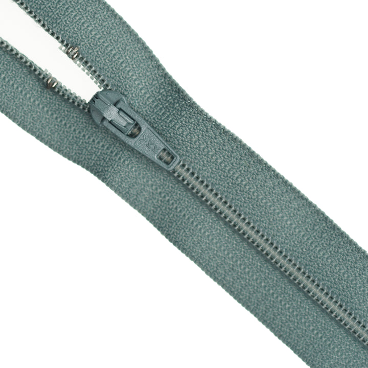 YKK NYLON CLOSED-END ZIP NO.3 COL 911 EUCALYPTUS