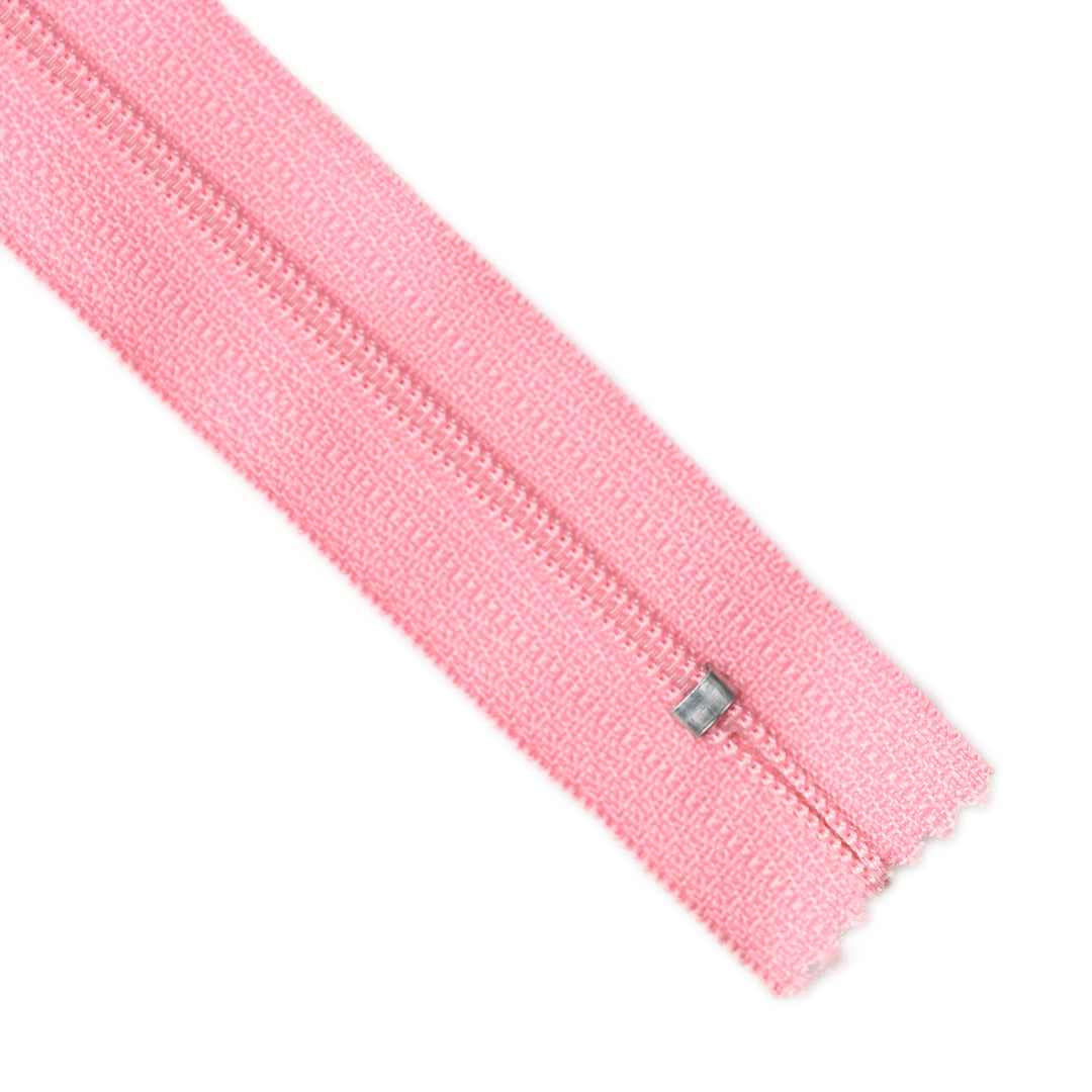 YKK NYLON CLOSED-END ZIP NO.3 COL 514 PINK