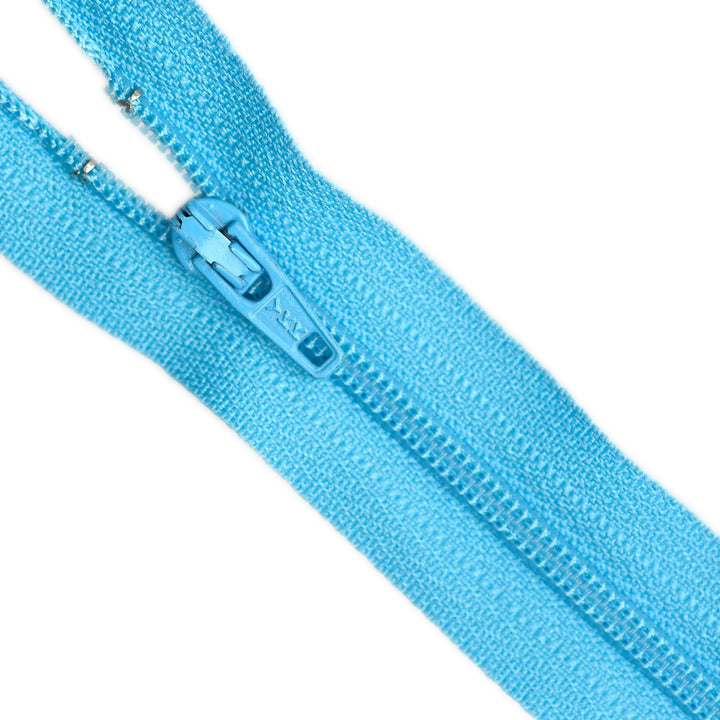 YKK NYLON CLOSED-END ZIP NO.3 COL 833 BONDI BLUE