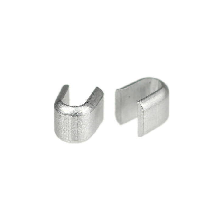 PLASTIC TOP STOP FOR VISLON ZIPS - SILVER