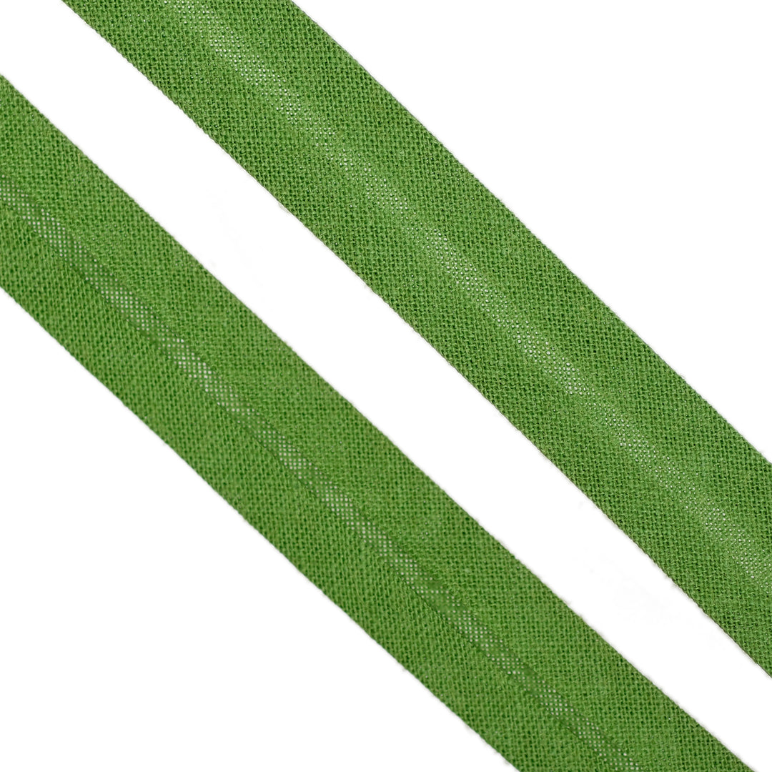 POLY-COTTON BIAS BINDING OLIVE