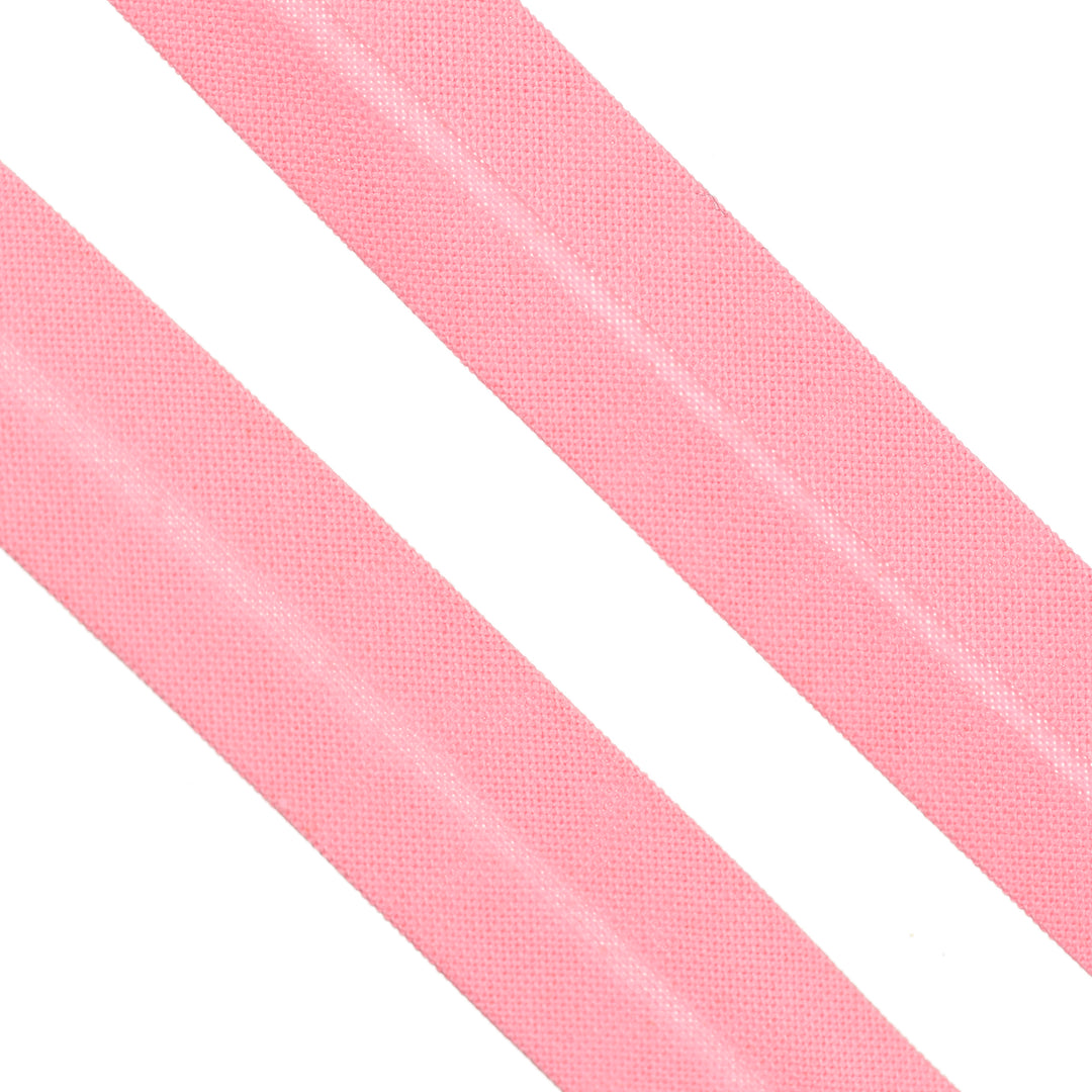 POLY-COTTON BIAS BINDING BLUSH