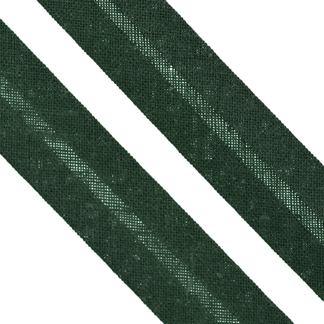 POLY-COTTON BIAS BINDING BOTTLE GREEN