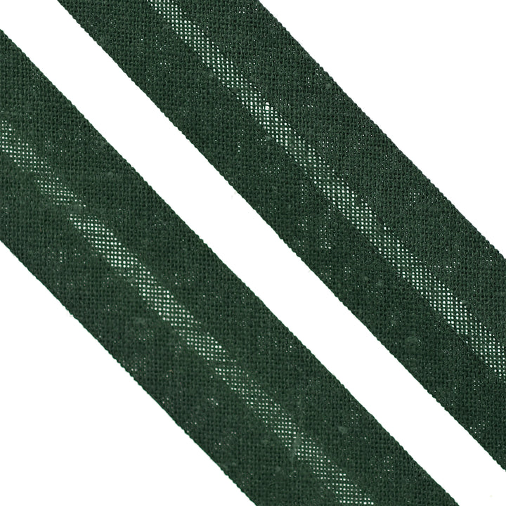 POLY-COTTON BIAS BINDING BOTTLE GREEN