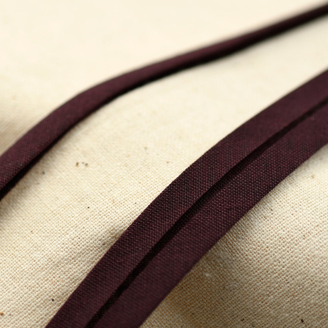 POLY-COTTON BIAS BINDING BURGUNDY