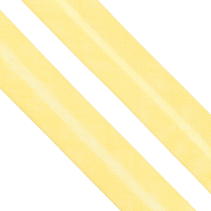 POLY-COTTON BIAS BINDING BUTTER YELLOW