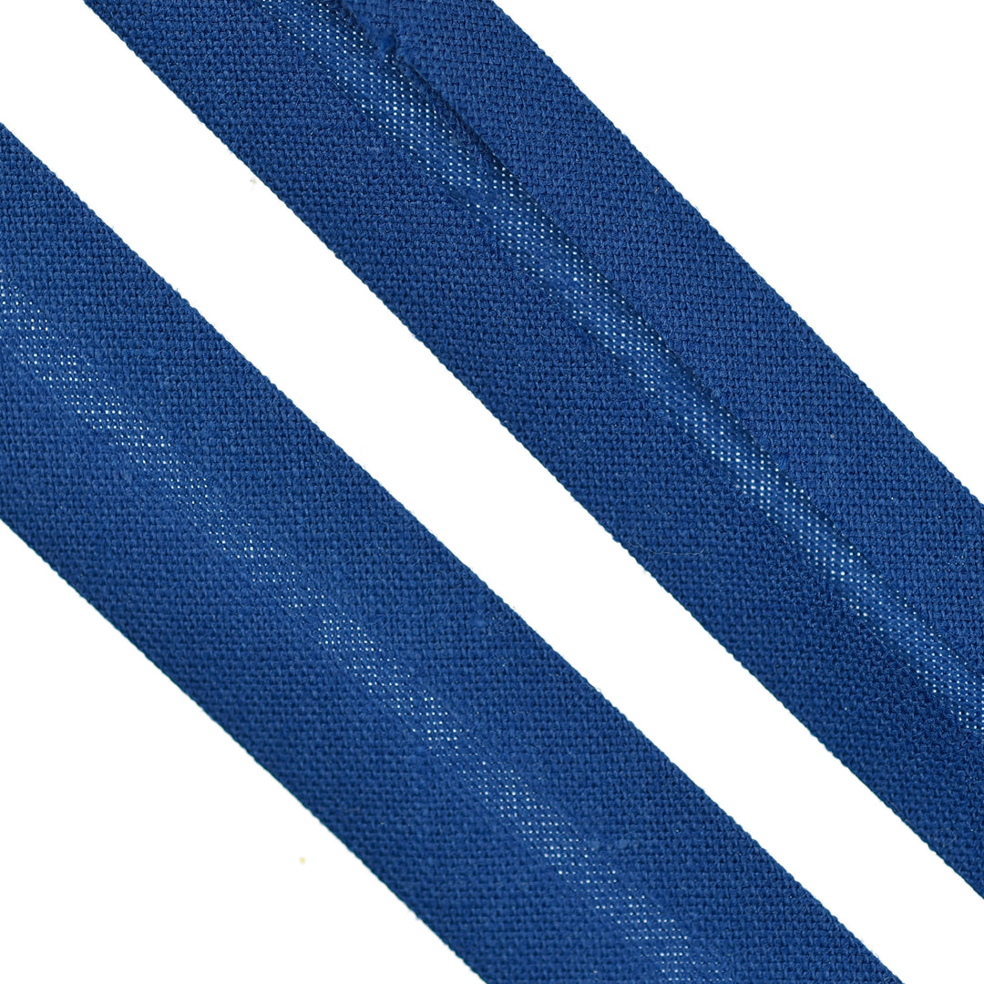 POLY-COTTON BIAS BINDING COBALT