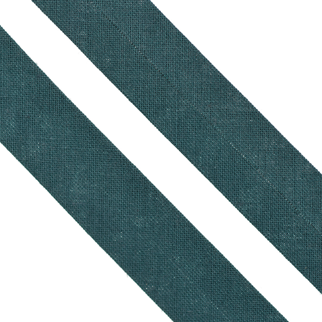 POLY-COTTON BIAS BINDING DARK TEAL