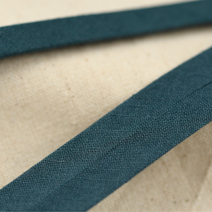 POLY-COTTON BIAS BINDING DARK TEAL