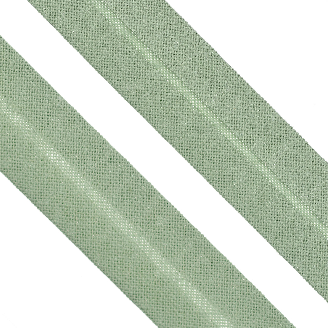 POLY-COTTON BIAS BINDING EUCALYPTUS