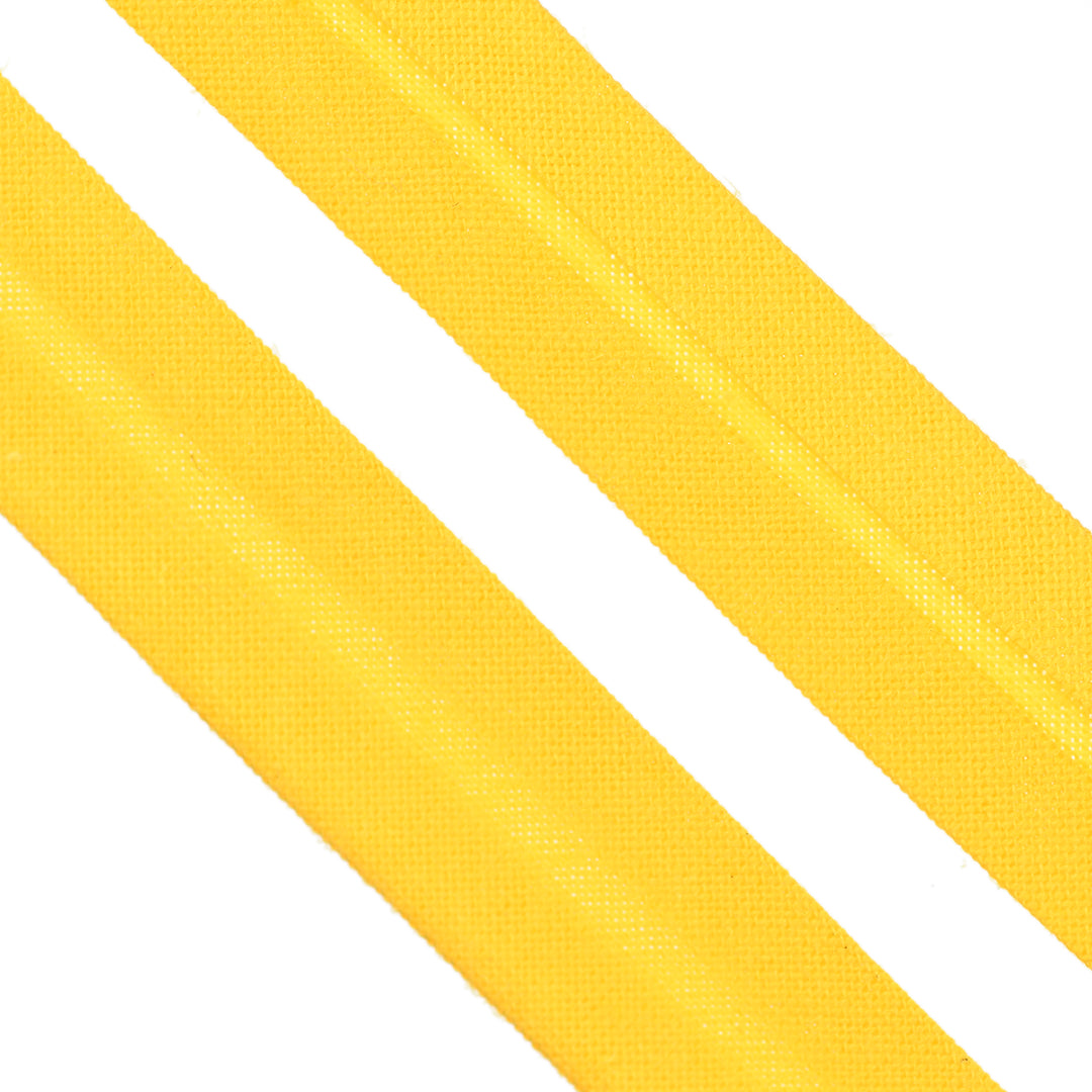 POLY-COTTON BIAS BINDING GOLD