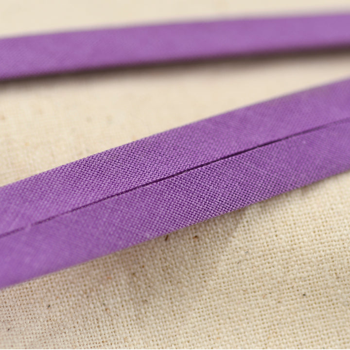 POLY-COTTON BIAS BINDING LILAC