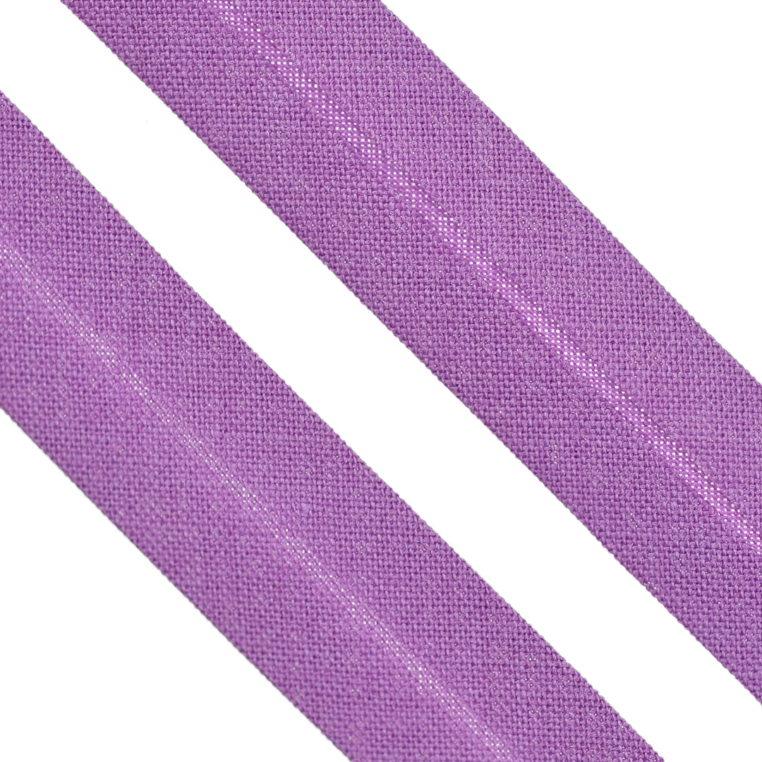 POLY-COTTON BIAS BINDING LILAC