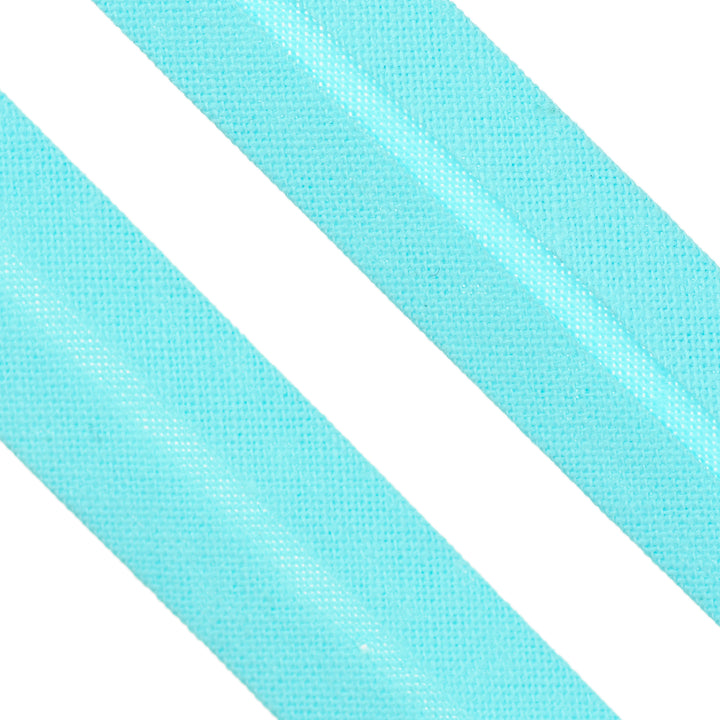 POLY-COTTON BIAS BINDING LIGHT AQUA