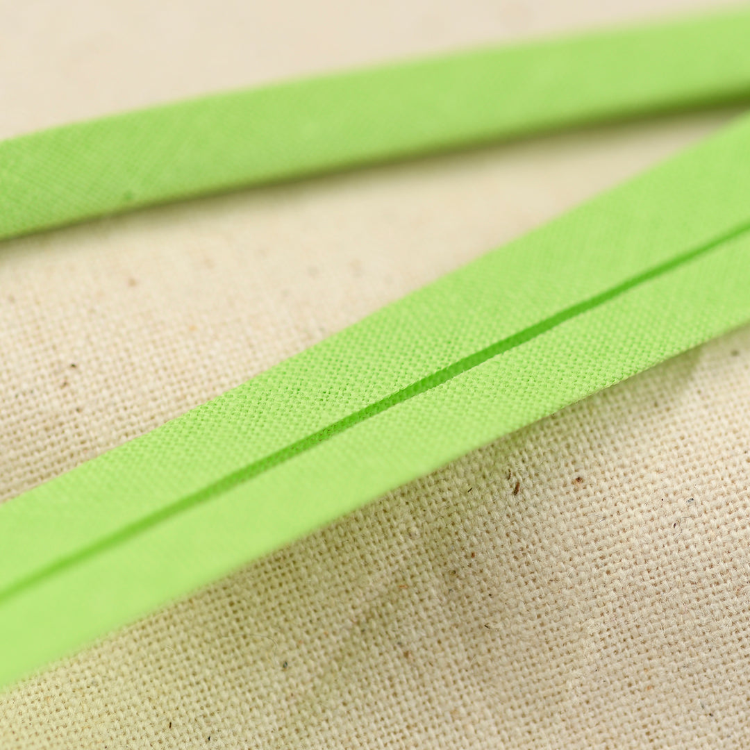 POLY-COTTON BIAS BINDING LIGHT LIME