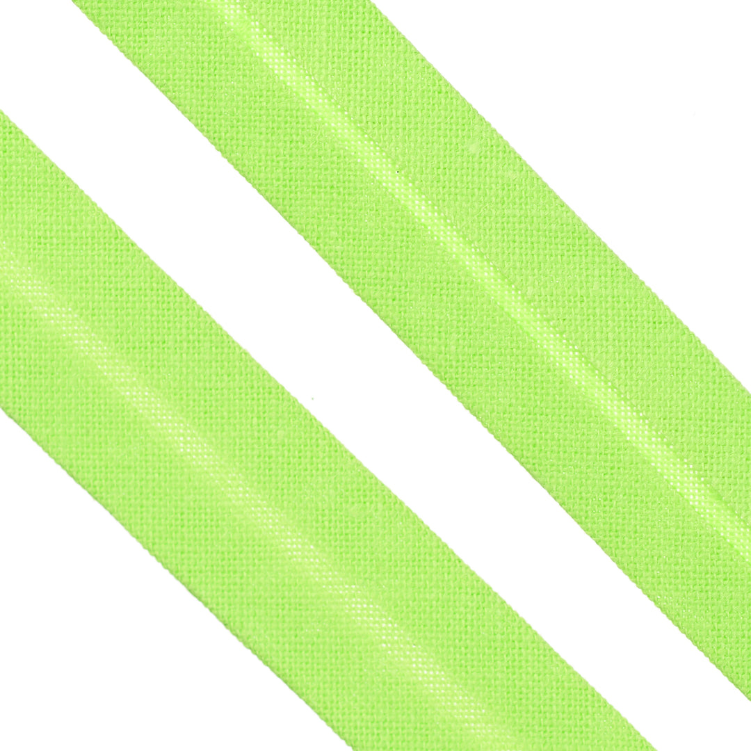 POLY-COTTON BIAS BINDING LIGHT LIME