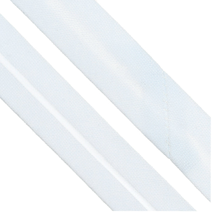 POLY-COTTON BIAS BINDING OPTIC WHITE