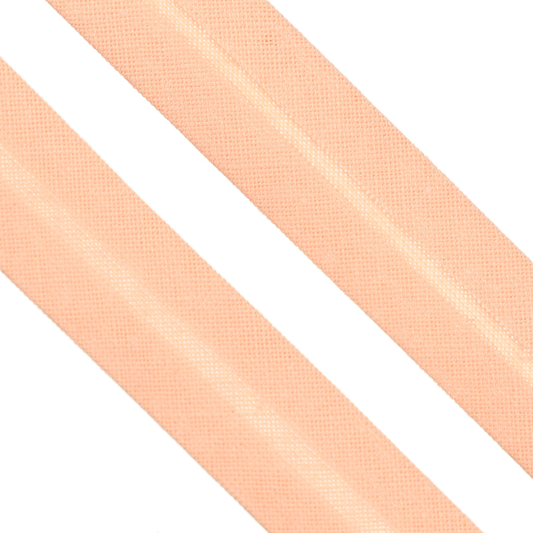 POLY-COTTON BIAS BINDING PEACH