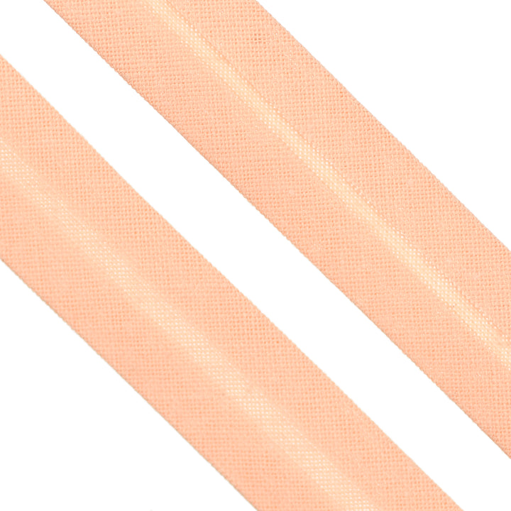 POLY-COTTON BIAS BINDING PEACH