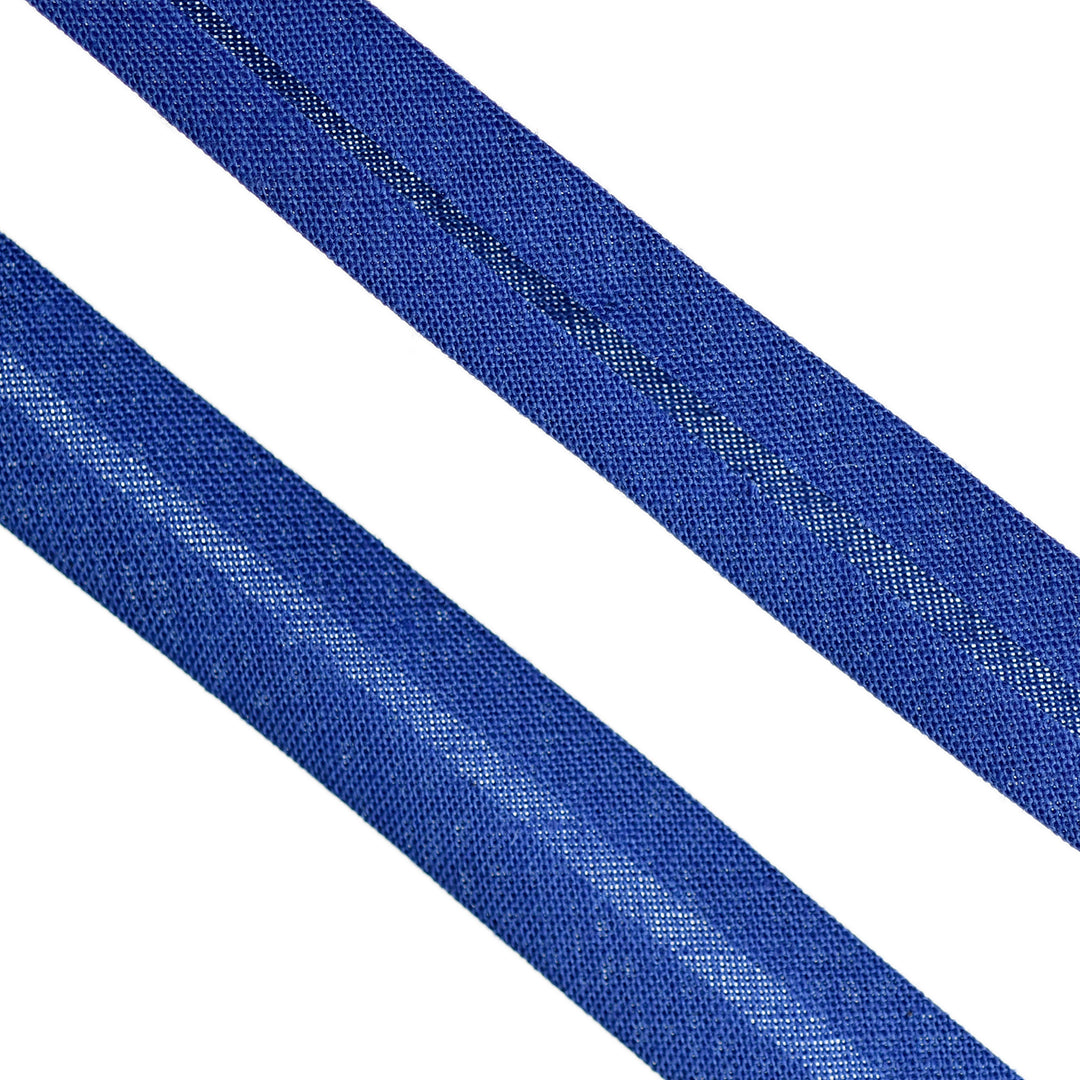 POLY-COTTON BIAS BINDING ROYAL BLUE