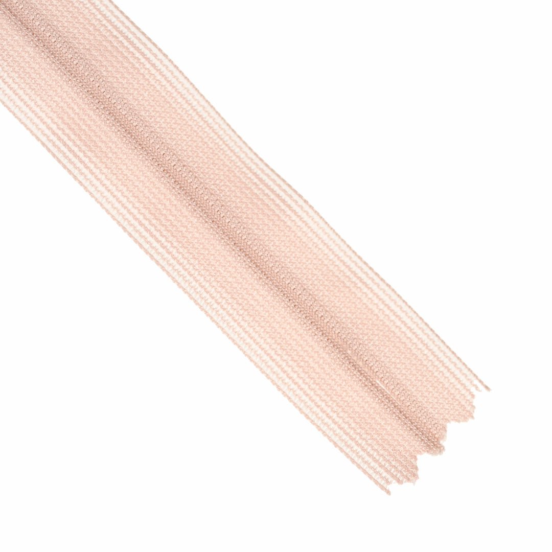 YKK INVISIBLE MESH ZIP COL 344 DUSKY ROSE