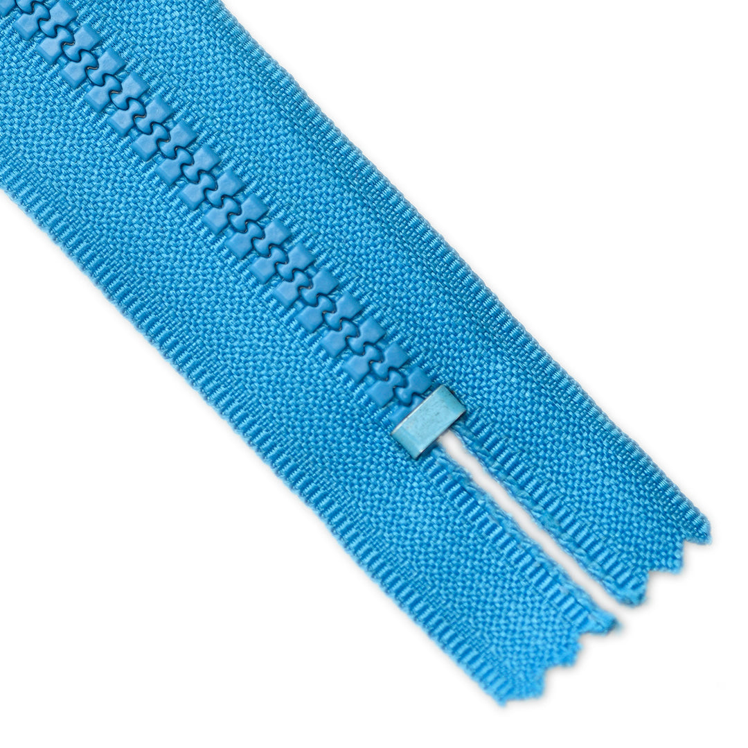 CHUNKY CLOSED-END ZIP NO.5 COL TURQUOISE