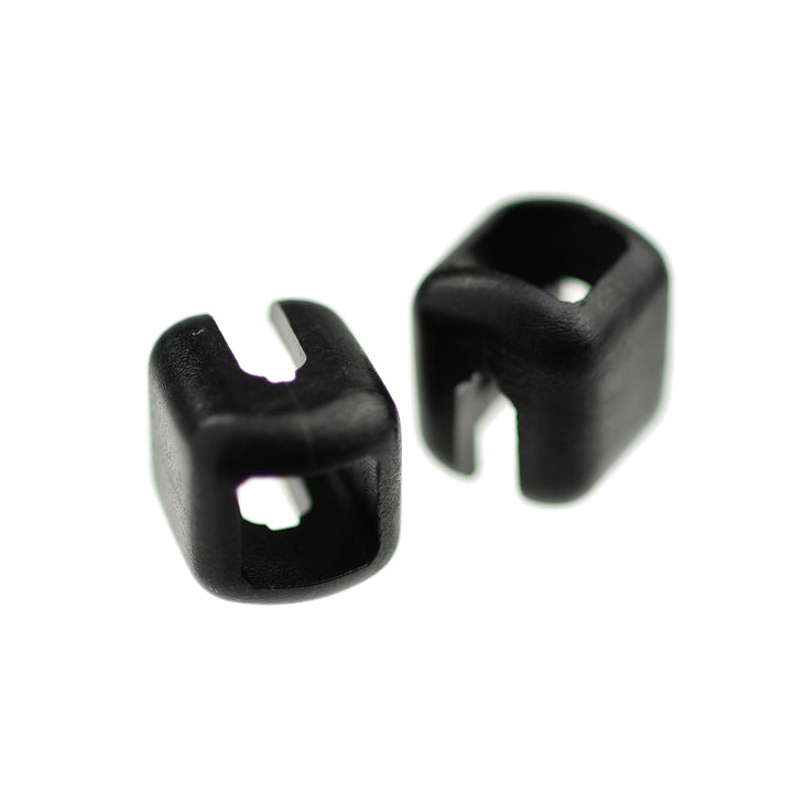 YKK VISLON NO.10 REMOVABLE SNAP-ON TOP STOP - BLACK
