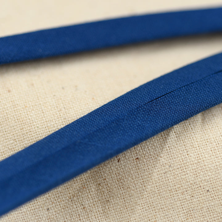 POLY-COTTON BIAS BINDING ROYAL BLUE