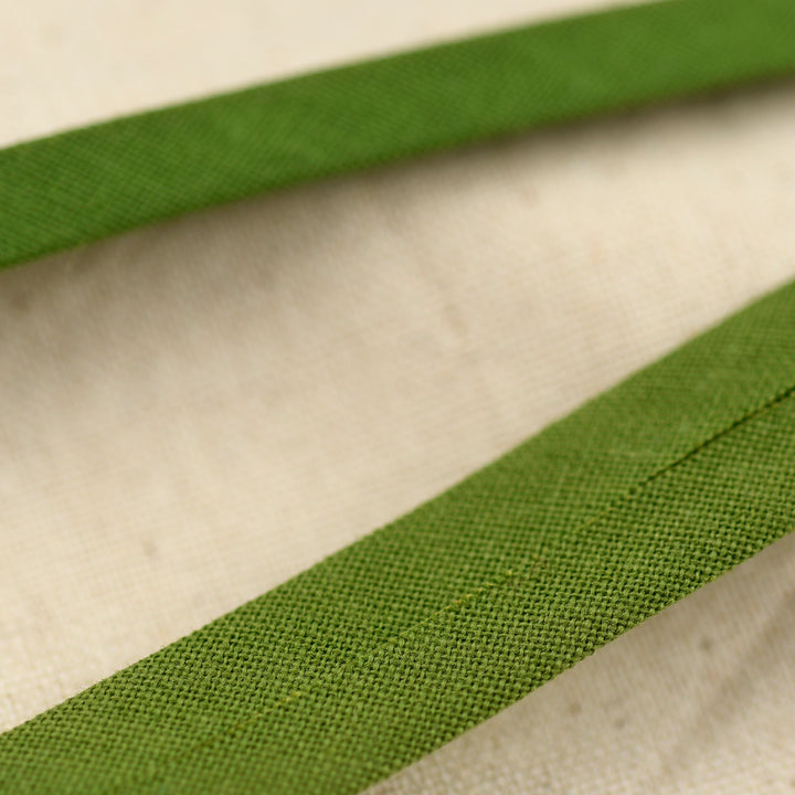 POLY-COTTON BIAS BINDING OLIVE