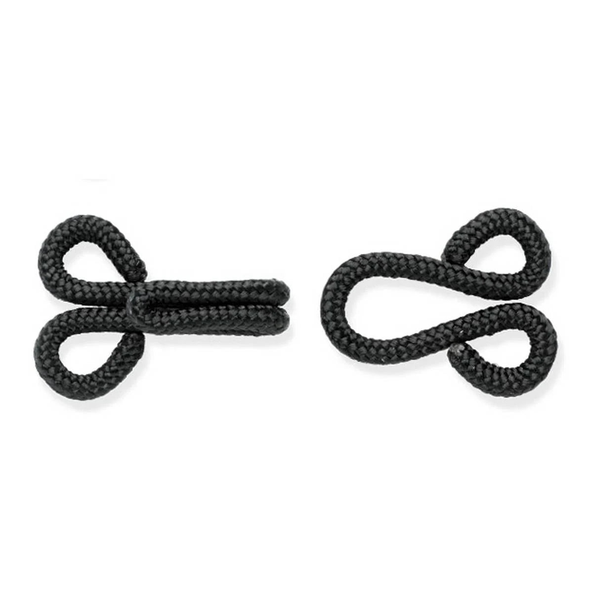 Covered Black Hook & Eye Fasteners for Coats and Jackets – JackStock ...