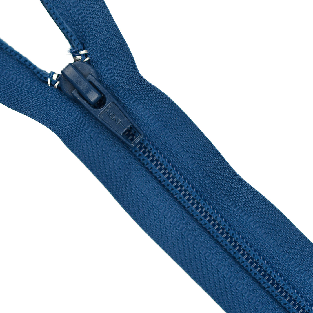 NYLON OPEN-END ZIP NO.5 COL DARK BLUE