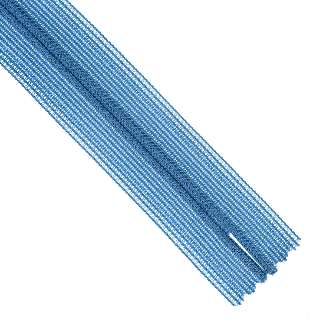 YKK INVISIBLE MESH ZIP COL 557 TRUE BLUE