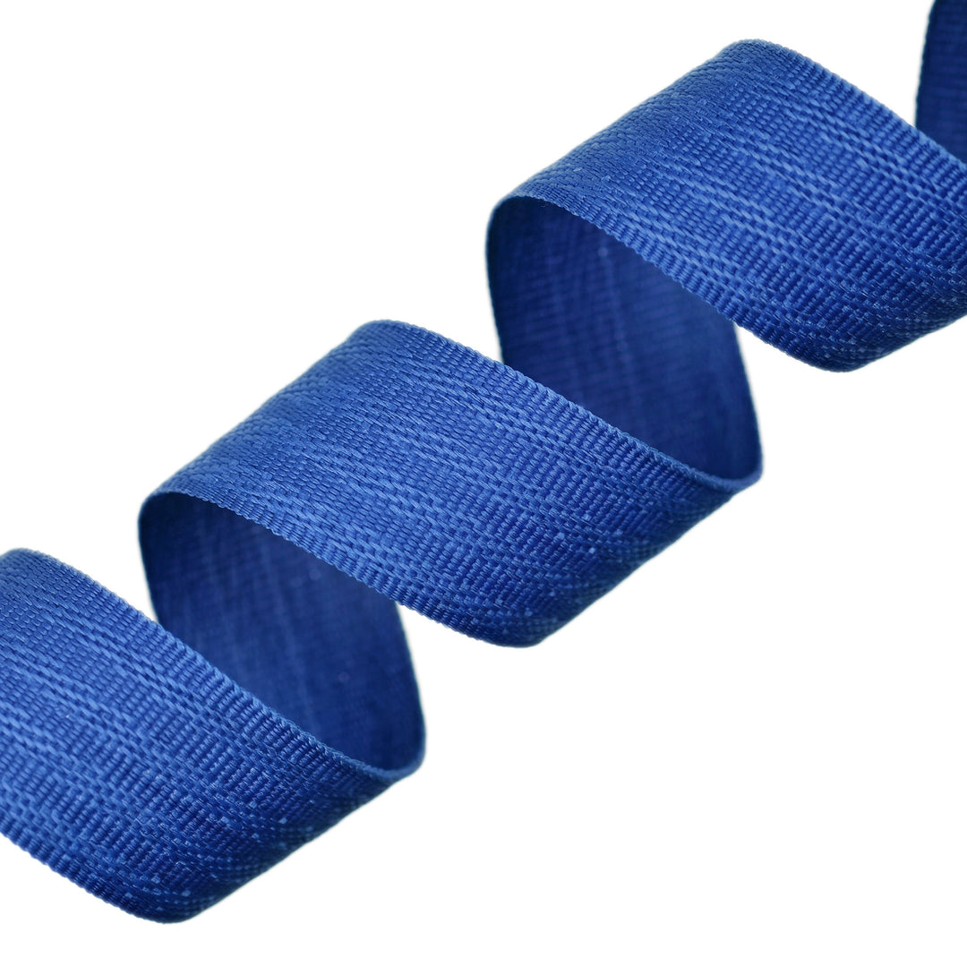 POLY HERRINGBONE TAPE ROYAL BLUE