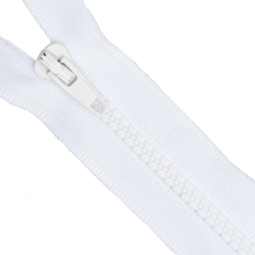 CHUNKY CLOSED-END ZIP NO.3 COL WHITE
