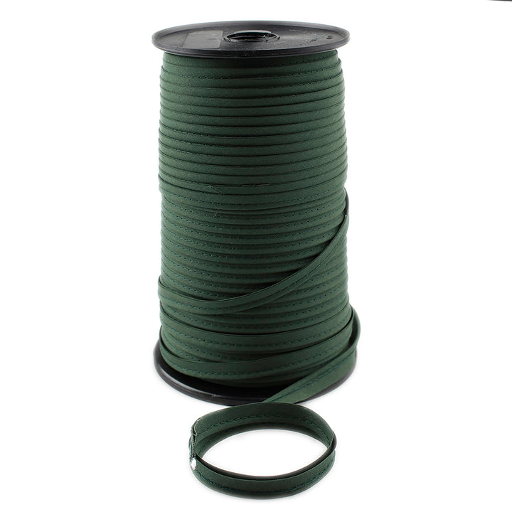 POLY-COTTON COVERED PIPING BOTTLE GREEN