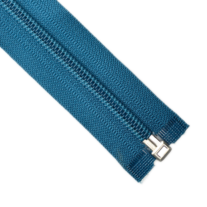 NYLON OPEN-END ZIP NO.5 COL DEEP TEAL