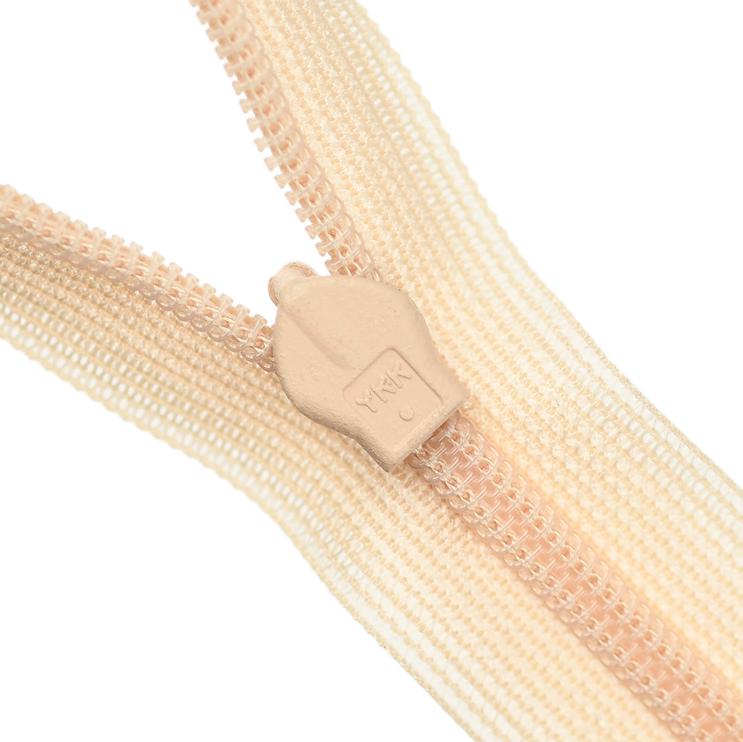 YKK INVISIBLE MESH ZIP COL 891 VANILLA