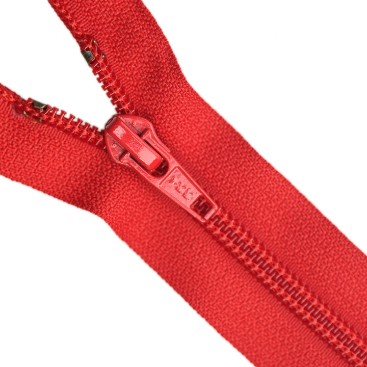 YKK NYLON OPEN-END ZIP NO.5 COL 519 RED