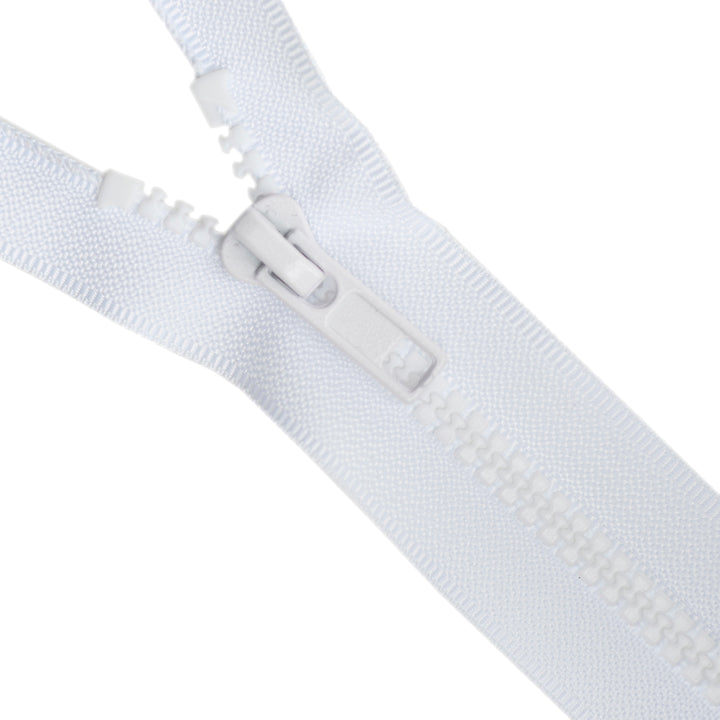 CHUNKY OPEN-END ZIP NO.5 COL WHITE