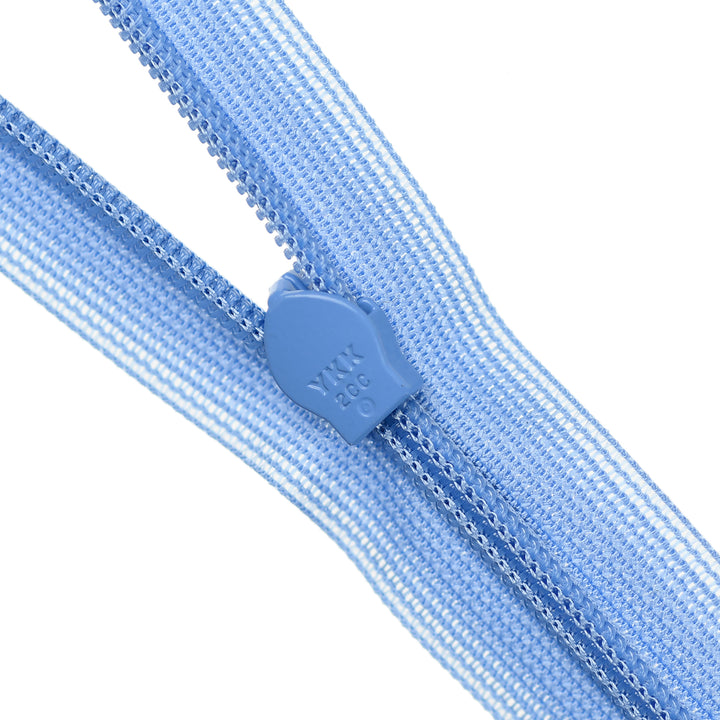 YKK INVISIBLE MESH ZIP COL 264 SOFT CORNFLOWER